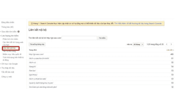 Google Webmaster Tools là gì? Với vùng Who links the most, thông tin về người liên kết, các dữ liệu liên kết đều được báo cáo cụ thể