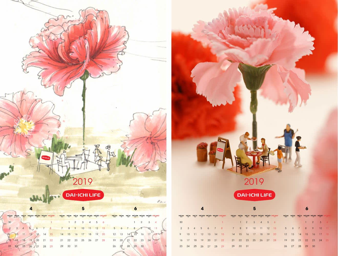 Thiết kế design theo tháng
