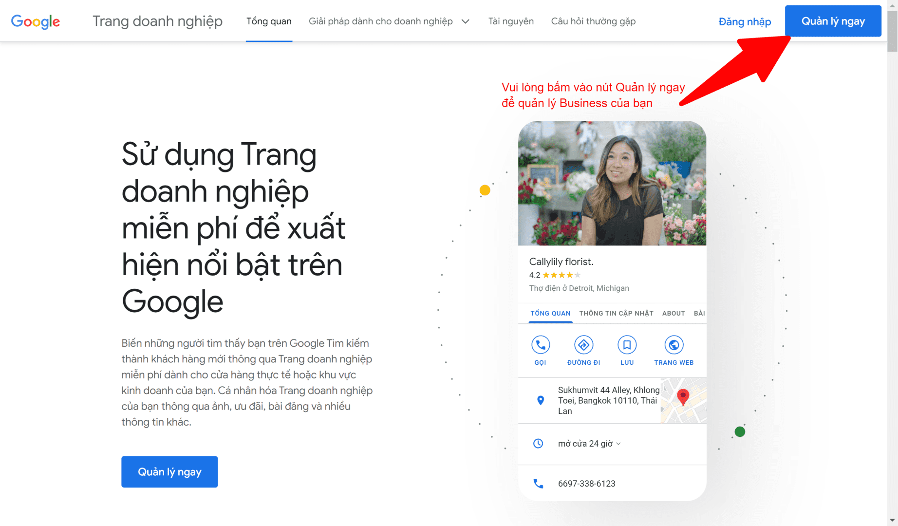 đăng ký Google Business