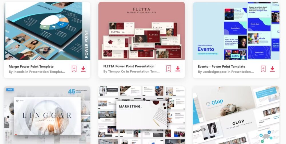 tai ve powerpoint template mau